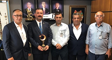 Muhtarlardan MHP'li Vekil Yüksel'e Ziyaret 