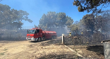 Pelitköy'de Çıkan Yangın Kontrol Altına Alındı