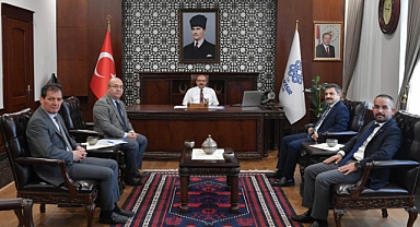 Sağlık Yatırımları Genel Müdür Yardımcısı İbrahim Söyler'den Vali İsmail Ustaoğlu'na Ziyaret