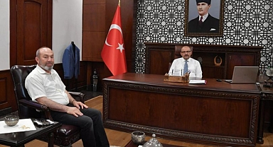 Şehit Polis Memuru Ömer Faruk Bol'un Babasından Vali Ustaoğlu'na Ziyaret