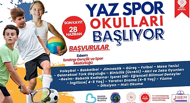 Sındırgı Belediyesi Yaz Spor Okulları Kayıtları Başladı