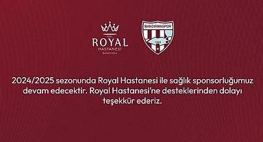 Teksüt Bandırmaspor, Royal Sağlık Grubu İle Sağlık Sponsorluğunu Yeniledi