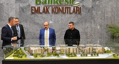 Vali Ustaoğlu, Balıkesir Emlak Konut İnşaat Alanında İncelemelerde Bulundu