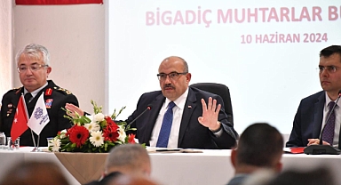 Vali Ustaoğlu Bigadiç'te Muhtarlarla Buluştu