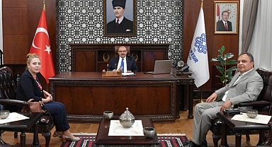 Vali Ustaoğlu, Ziyaretçilerini Kabul Etti