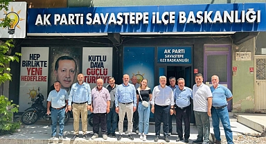 Vekil Canbey'den İlçe Başkanlığına Ziyaret