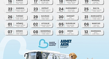 Balıkesir Büyükşehir Belediyesi Sokak Hayvanları İçin Vetbüs Programını Açıkladı