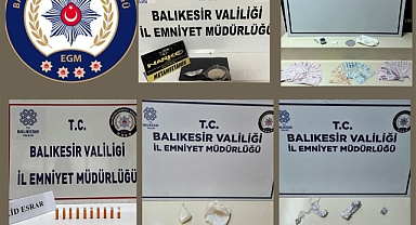 Balıkesir Emniyeti'nden Narkotik Operasyonu