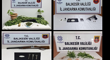Balıkesir Jandarmasından Uyuşturucu Operasyonu: 4 Şüpheli Yakalandı !
