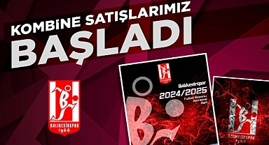 Balıkesirspor Kombine Kartları Satışta