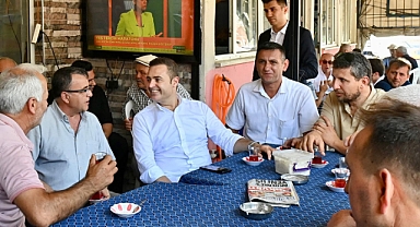 Başkan Ahmet Akın, Altıeylül'de Vatandaşlarla Buluştu