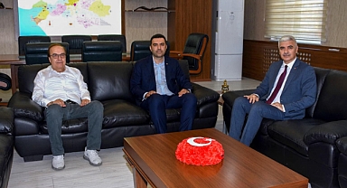 BTO Başkanı Rahmi Kula ve Sanayi Odası Başkanı Nazmi Yarış’tan Emniyet Müdürü Hasan Yiğit’e Ziyaret