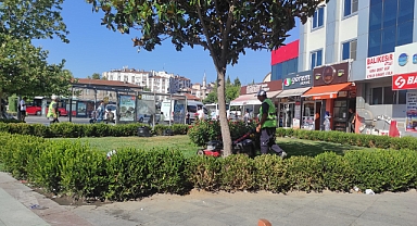 Büyükşehir, Toplu Taşıma Meydanı’nda Çalışmalarını Sürdürüyor