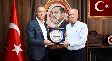 Gençlik ve Spor İl Müdürü Adem Özalp'ten Dursunbey Belediye Başkanı Bahçivan’a Ziyaret