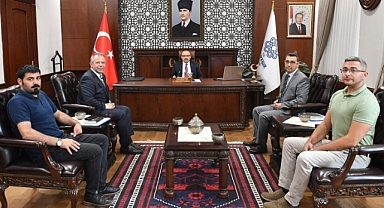 Gömeç Belediye Başkanı Melih Bağcı'dan Vali İsmail Ustaoğlu'na Ziyaret