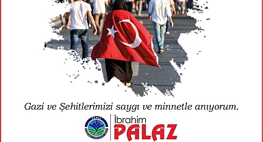 Gönen Belediye Başkanı İbrahim Palaz: 15 Temmuz Şehitlerini Rahmet ve Minnetle Anıyoruz