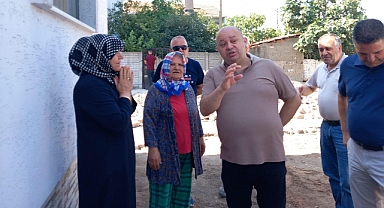 Gönen Belediye Başkanı İbrahim Palaz, Karşıyaka Mahallesi'ndeki Çalışmaları İnceledi