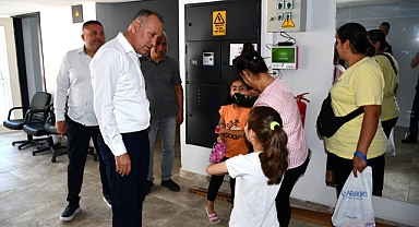 İl Müdürü Adem Özalp, Balıkesir Tenis Kortları'nda İncelemelerde Bulundu