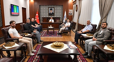 İlim Yayma Cemiyeti'nden Vali İsmail Ustaoğlu'na Ziyaret