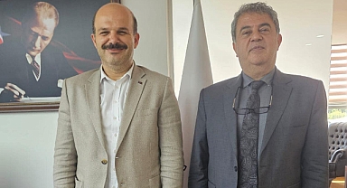 İvrindi Belediye Başkanı Önder Lapanta, Baski Genel Müdürlüğü'ne Yeni Atanan Erdoğan Öztürk'e Hayırlı Olsun Ziyareti Gerçekleştirdi