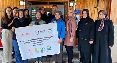 Kepsut'ta Kadın Kooperatifine Eğitim Desteği
