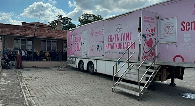 KETEM Sağlık Taraması Tırı Balya'da Hizmet Veriyor