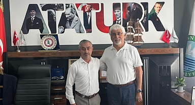 Mehmet Tüm'den Başkan Ahmet Duru'ya Nezaket Ziyareti