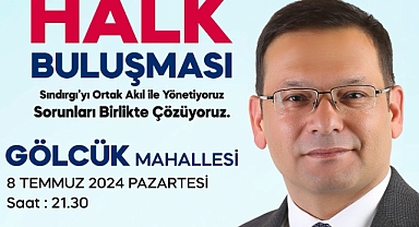 Sındırgı Belediye Başkanı Serkan Sak, Gölcük Mahallesi'nde Halkla Buluşuyor