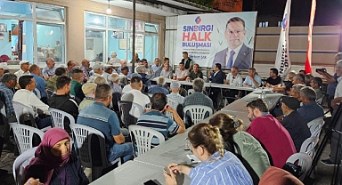 Sındırgı Belediye Başkanı Serkan Sak Gölcük Mahallesinde Halk Buluşması Gerçekleştirdi