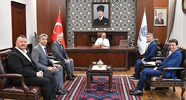 Türkiye Emekli Uzman Erbaşlar Derneği'nden Vali Ustaoğlu'na Ziyaret