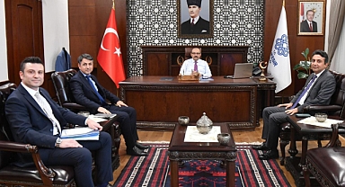 UEDAŞ Genel Müdürü Gökay Fatih Danacı, Vali İsmail Ustaoğlu'nu Ziyaret Etti