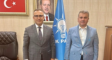 Vekil Canbey, Genel Merkez Disiplin Kurulu Başkanı Mehmet Sarı'yı Ziyaret Etti