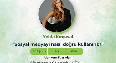 6. Edremit Kitap Fuarı’nda Yelda Kırçuval Sosyal Medya Üzerine Konuşacak