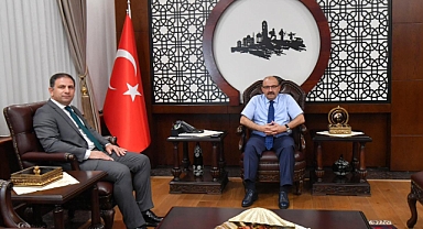 Adalet Komisyonu Başkanı Eser Ekici'den Vali İsmail Ustaoğlu'na Ziyaret