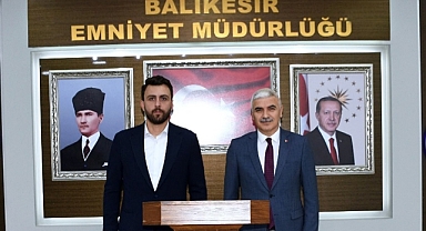 AK Parti Milletvekili Öztaylan'dan Emniyet Müdürü Hasan Yiğit'e Ziyaret