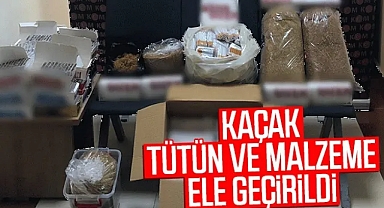 Balıkesir’de Kaçakçılık Operasyonu: Yüklü Miktarda Kaçak Tütün ve Malzeme Ele Geçirildi