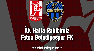 Balıkesirspor’un Sezon Fikstürü Belirlendi