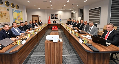 BALOSB'de Vali Ustaoğlu Başkanlığında Toplantı