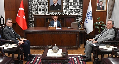 BASKİ Genel Müdürü Erdoğan Öztürk'ten Vali Ustaoğlu’na Ziyaret