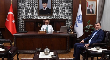 Bey Çimento Yönetim Kurulu Başkanı Soner Özbey'den Vali İsmail Ustaoğlu'na Ziyaret