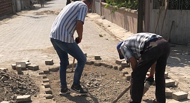 Bigadiç Belediyesi, Çavuş Mahallesi'nde Yol Çalışmalarını Sürdürüyor