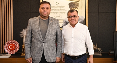 CHP Edirne Milletvekili Ediz Ün, Altıeylül Belediye Başkanı Hakan Şehirli’yi Ziyaret Etti