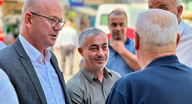 CHP'li Serkan Sarı'dan Manyas Esnafına Ziyaret: 