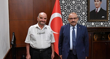 Eski İl Genel Meclisi Üyesi Muzaffer Kuş, Vali İsmail Ustaoğlu’na Ziyarette Bulundu