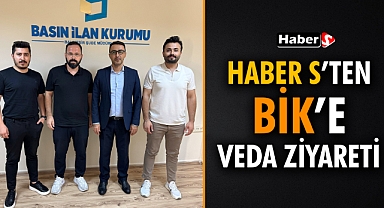 Haber S’ten BİK’e veda ziyareti