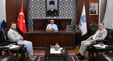 Palladium Teknoloji Genel Müdürü İzzet Cural'dan Vali Ustaoğlu'na Ziyaret