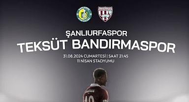 Teksüt Bandırmaspor, Şanlıurfaspor ile Karşılaşıyor