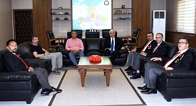 Türkiye Harp Malulü Gazileri Balıkesir Şubesi, Emniyet Müdürü'nü Ziyaret Etti