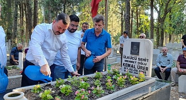 Ülkücü Şehit Kemal Ürer, mezarı başında anıldı