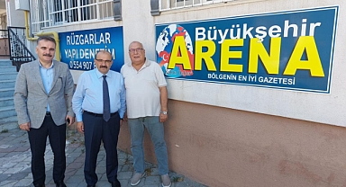 Vali İsmail Ustaoğlu’ndan, Büyükşehir Arena Gazetesi’ni Ziyaret  